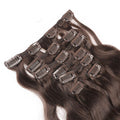 NHA Natural Wave Dark Brown Color Clip in Human Hair Extension