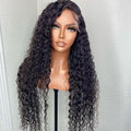 NHA Black Deep wave Lace Front Wig