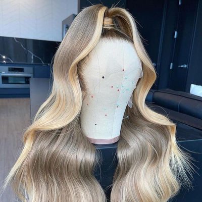 NHA Blonde Highlight Body Wave Human Hair