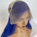 NHA Dark Blue Loose Wave Lace Front Wig