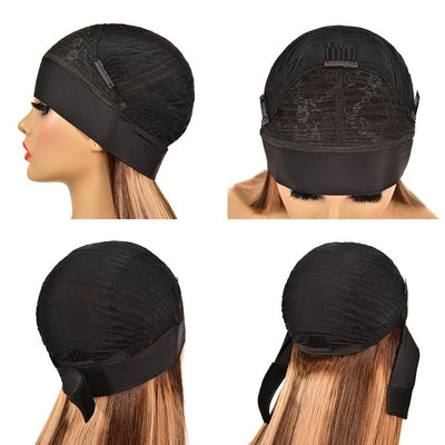 Dark Brown HeadBand Human Hair Wig New Fashion