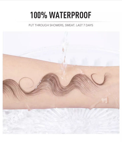 NHA 4 Styles Baby Hair Edge Tattoo Sticker