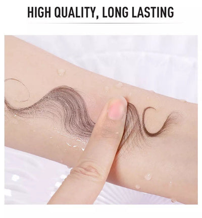 NHA 4 Styles Baby Hair Edge Tattoo Sticker