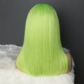 NHA Straight Bright Green Lace Frontal Wig