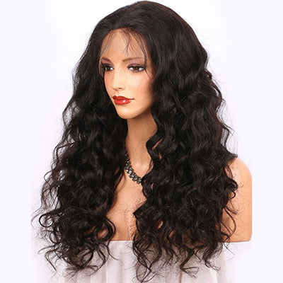 NHA 200% Density Loose Wave Virgin Hair Lace Front Wig