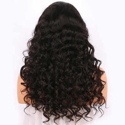 NHA 200% Density Loose Wave Virgin Hair Lace Front Wig