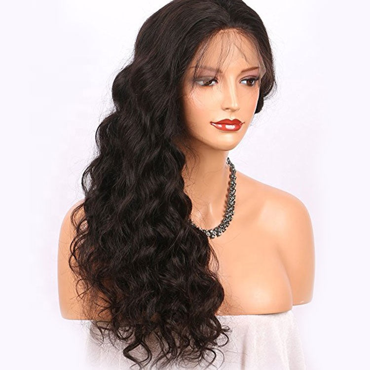 NHA 200% Density Loose Wave Virgin Hair Lace Front Wig